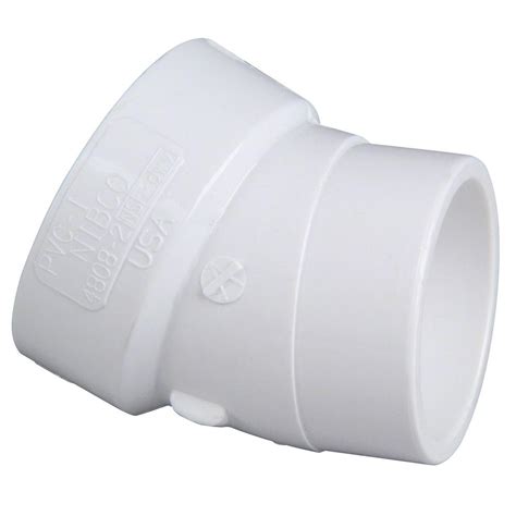 NIBCO 4 In X 3 In PVC DWV 90 Degree Spigot X Hub Street Closet Elbow