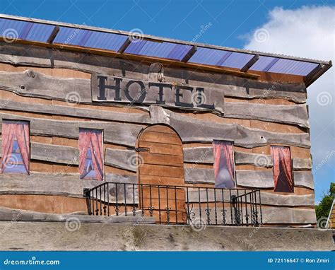 Old Western Wild West Hotel Stock Image Image Of Saloon America