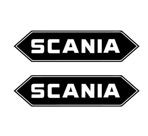 Scania Sticker Retro 2pcs Outside Joostshop