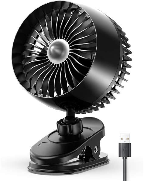 Amazon Koonie Usb Clip On Fan Strong Wind Ultra Quiet Small Desk