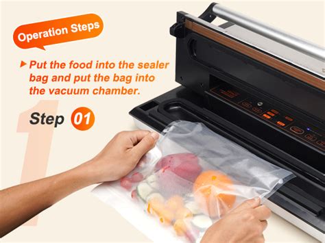 VEVOR Vacuum Sealer Machine, 95Kpa 350W Powerful Dual Pump and Dual Sealing, Dry and Moist Food ...