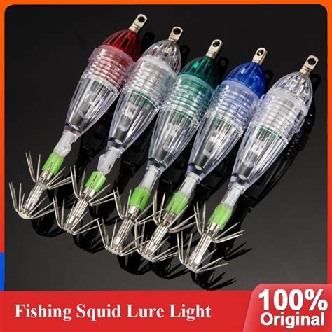 Led Fishing Lure Deep Drop Underwater Fish Attracting Lure Squid Ishing