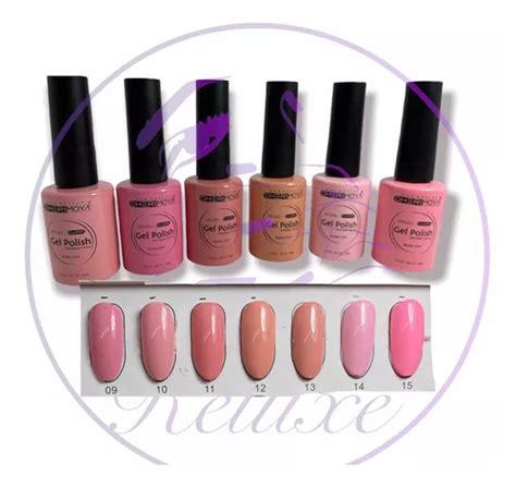 Pack X 6 Nude rosado Cherimoya 8ml Cuotas sin interés