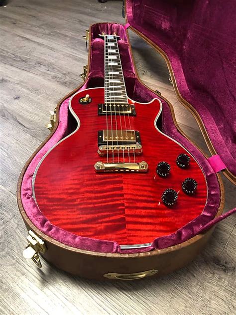 Gibson Custom Shop Les Paul Custom Figured Reverb Les Paul Custom