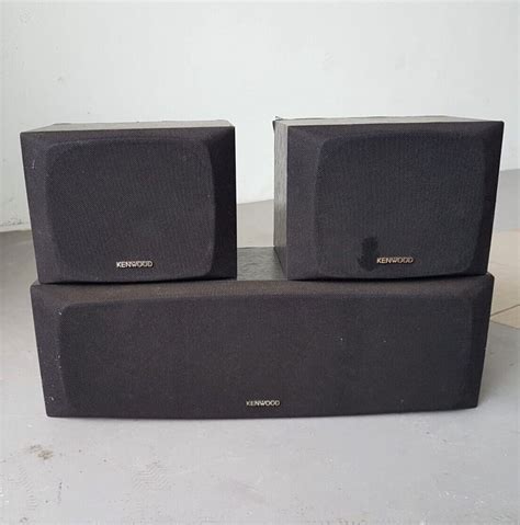 Professional Kenwood Speaker System Set Of 3 Speakers At 120 Watts