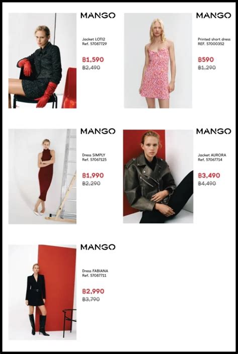 Mango End Of Season Sale ลดสูงสุด 50 เริ่ม 14 ธค 2566 Thpromotion