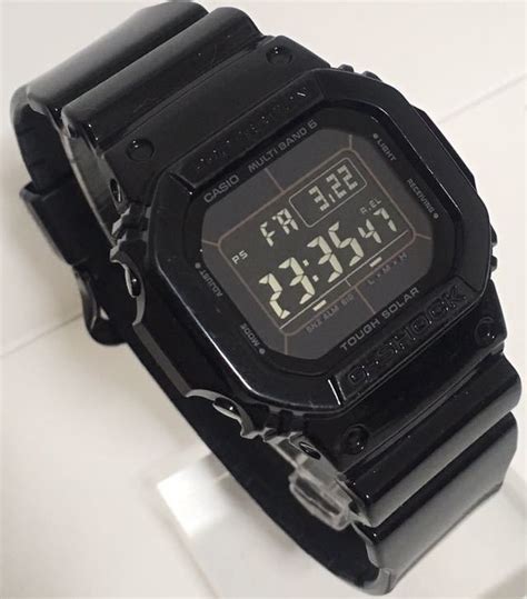 Casio G Shock Gw M5610bb 1jf タフソーラー 電波受信 電波ソーラー マルチバンド6 スクウェア ブラック 反転液晶