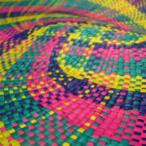 Colorful Banig Handwoven Mat From The Philippines Read Mor Flickr