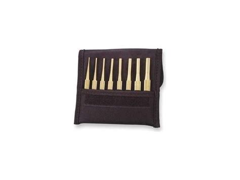 Brass Drive Pin Punch Set 4 In 8 Pc