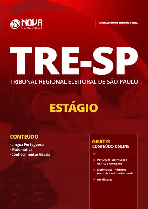 Apostila Download TRE SP Estágio