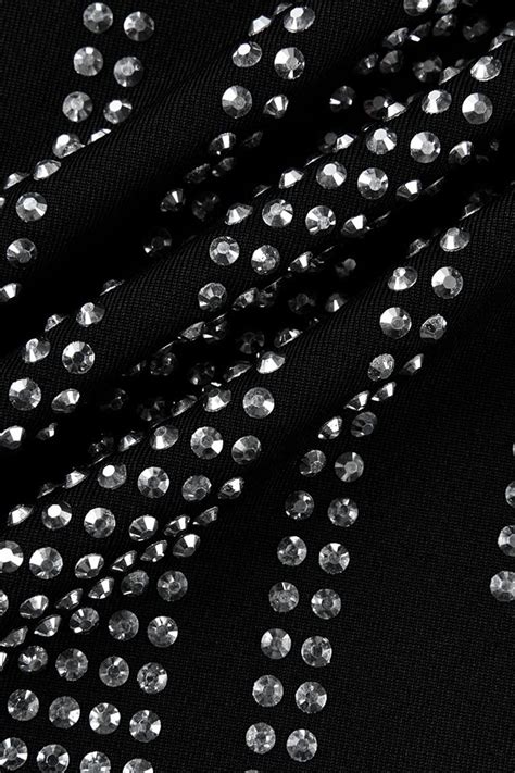 Wholesale Black Fashion Sexy Patchwork Hot Drilling Hollowed Out Backless Halter Sleeveless