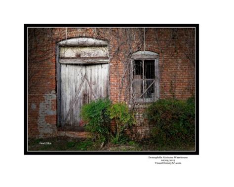 Demopolis Alabama Historic Warehouse Structure Architecture