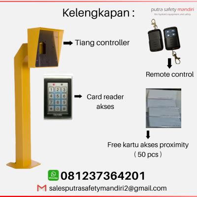 PAKET BARRIER GATE TAP CARD STAND ALONE PERUMAHAN