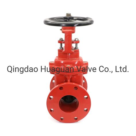 Fm Ul Os Y Resilient Seated Ductile Iron Gate Valve With Flange China