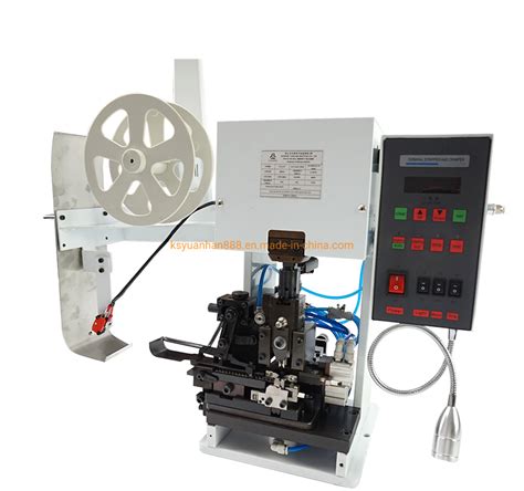 Semi Automatic Cable Crimping Machine Wire Stripping Terminal Crimping