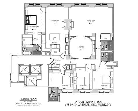 575 Park Avenue 105 New York NY 10065 Sales Floorplans Property