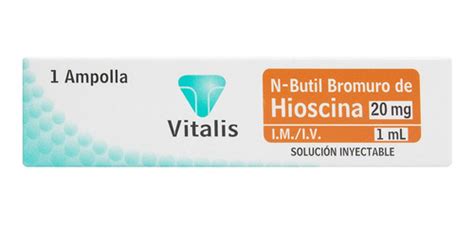 N Butilbromuro De Hioscina 20 Mg 1 Ml I M I V Ampolla X1ml MercadoLibre