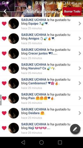 Gracias Sasuke Uchiha Naruamino Amino