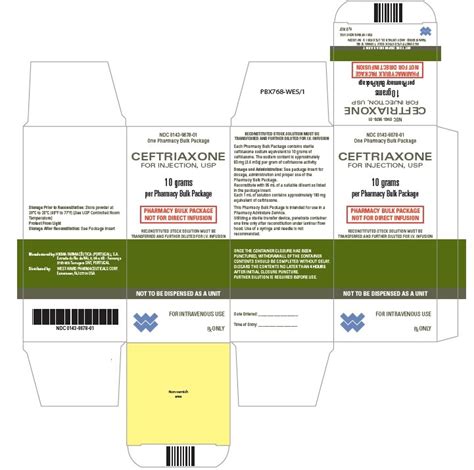 Ceftriaxone FDA Prescribing Information Side Effects And Uses