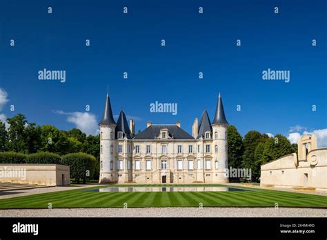 Chateau Pichon Longueville Baron Medoc France Stock Photo Alamy