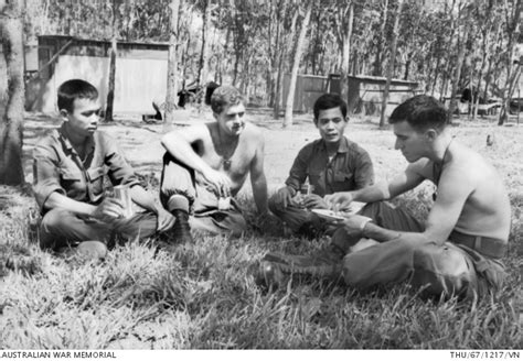 Nui Dat South Vietnam Members Of The Australian Army