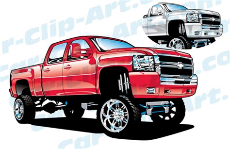 Just Added 4x4 Truck Clip Art — Car Clip