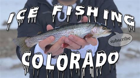 Ice Fishing Dillon Reservoir In Frisco Colorado Youtube