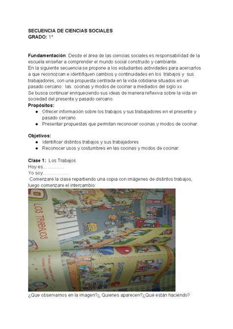 Secuencia De Ciencias Sociales Abril Secuencia De Ciencias Sociales
