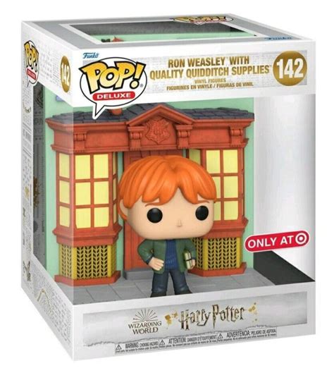 Funko Pop Harry Potter Deluxe Ron Weasley With Quality Quidditch