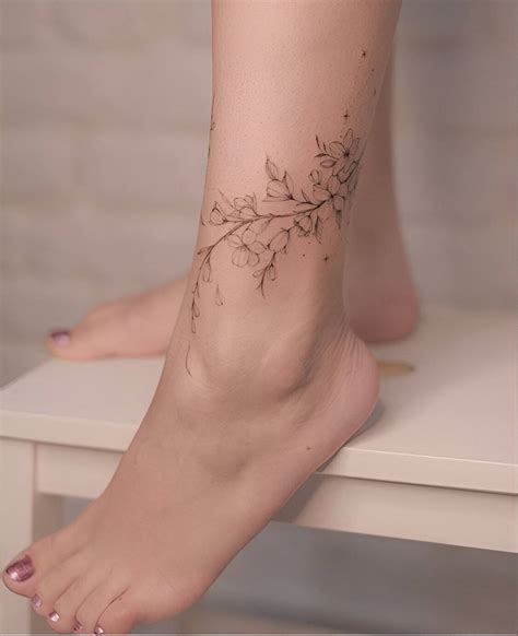 Discover 25 Exquisite Ankle Tattoo Designs That Elevate Your Beauty