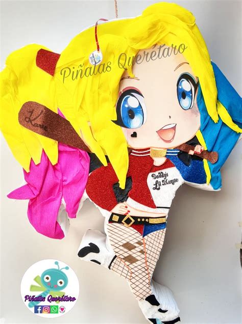 Pi Ata Inspirada En Harley Quinn Mickey Pi Ata Mini Pi Atas Pi Atas