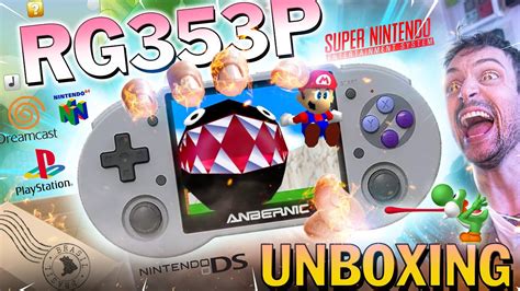 RG353P CHEGOU UNBOXING do ANBERNIC mais NOSTÁLGICO GAMEPLAY de N64