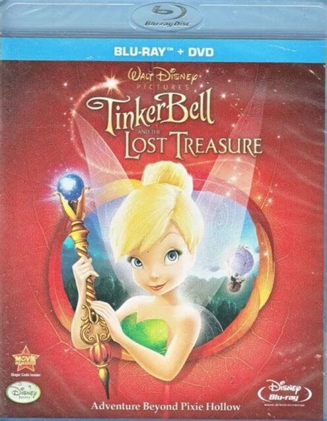 Disney Tinker Bell And The Lost Treasure Blu Ray And Dvd Combo Fast