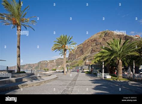 New Promenade At Ribeira Brava Madeira Stock Photo Alamy