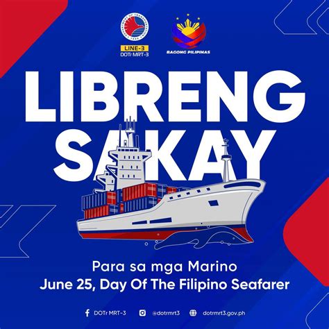 Filipino Seafarers May Libreng Sakay Sa Mrt Ngayong Araw Radyo