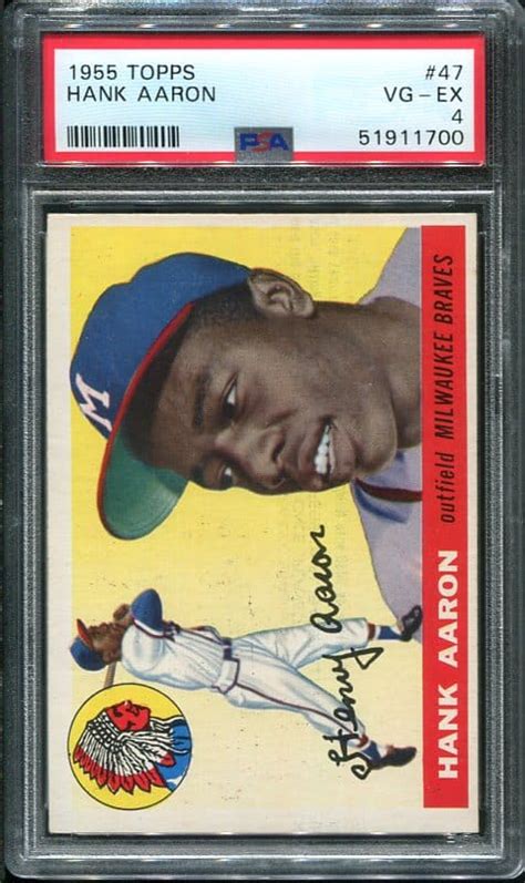 Topps Hank Aaron Psa Hof All Star Cards Inc