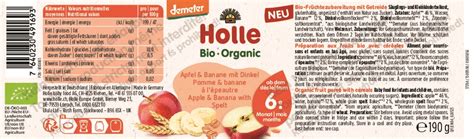 Apfel Banane Mit Dinkel Holle