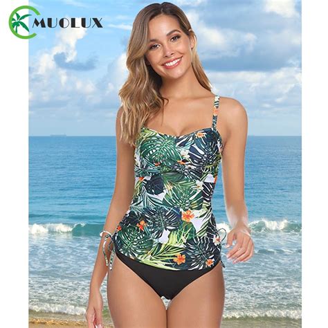 Muolux Push Up Bikini Set Brazilian High Waist Swimwear Women Beach