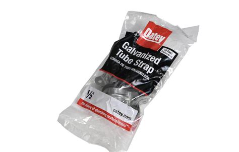 Oatey 12 In Galvanized 2 Hole Pipe Hanger Strap 10 Pack Tool Mart