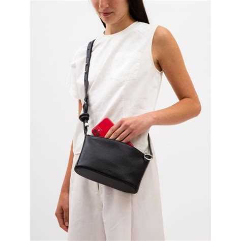 Buy Behno New York Black Janae Pebble Crossbody Bag Online