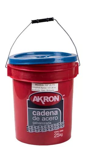 Cadena Galvanizada En Cubeta Usos Múltiples 1 8 Akron 15 71 Meses sin