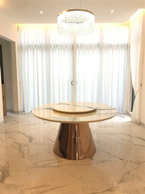 Round Marble Table | Round Marble Dining Table - Marblelous