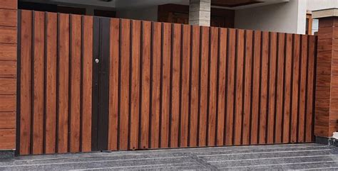 Modern Brown HPL Swing Gate For Home At Rs 900 Sq Ft In Jammu ID