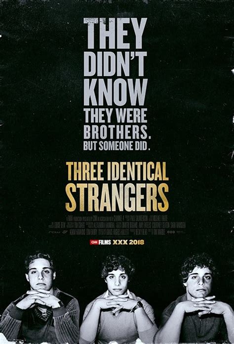 Affiche du film Three Identical Strangers Photo 2 sur 7 AlloCiné