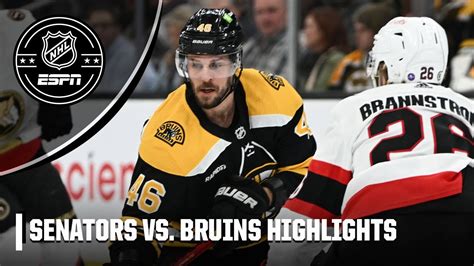 Ottawa Senators Vs Boston Bruins Full Game Highlights Youtube