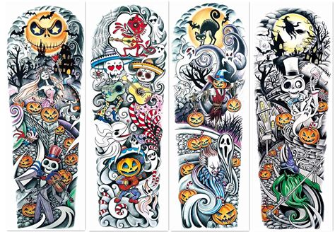 Buy Full Arm Temporary Tattoos Sleeves Dalin Sheets Extra Large Fake