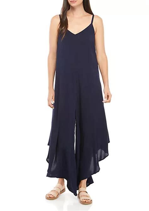 Msk Solid Challis Jumpsuit Belk