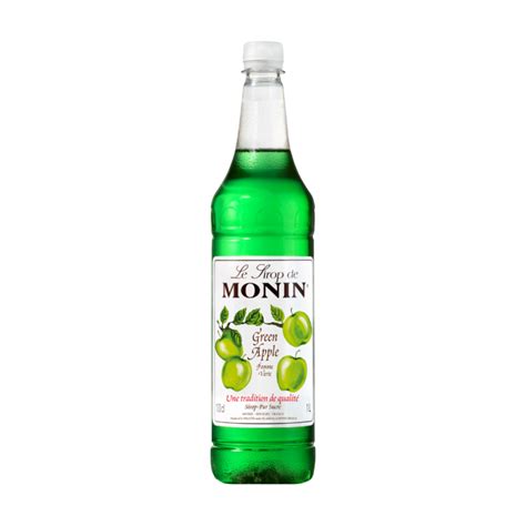 Monin Pet Syrup Green Apple Lt Aim Coffee