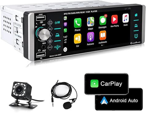 Single Din Car Stereo Compatible With Apple Carplay