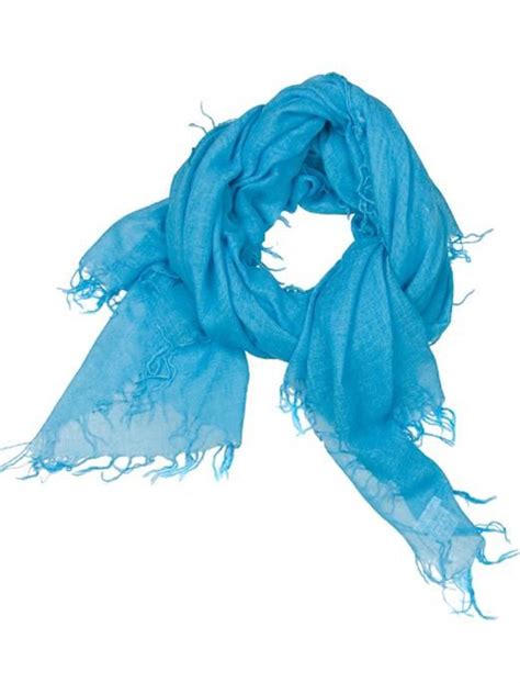 Chan Luu Scarves Cashmere And Silk Scarf In New Turquoise